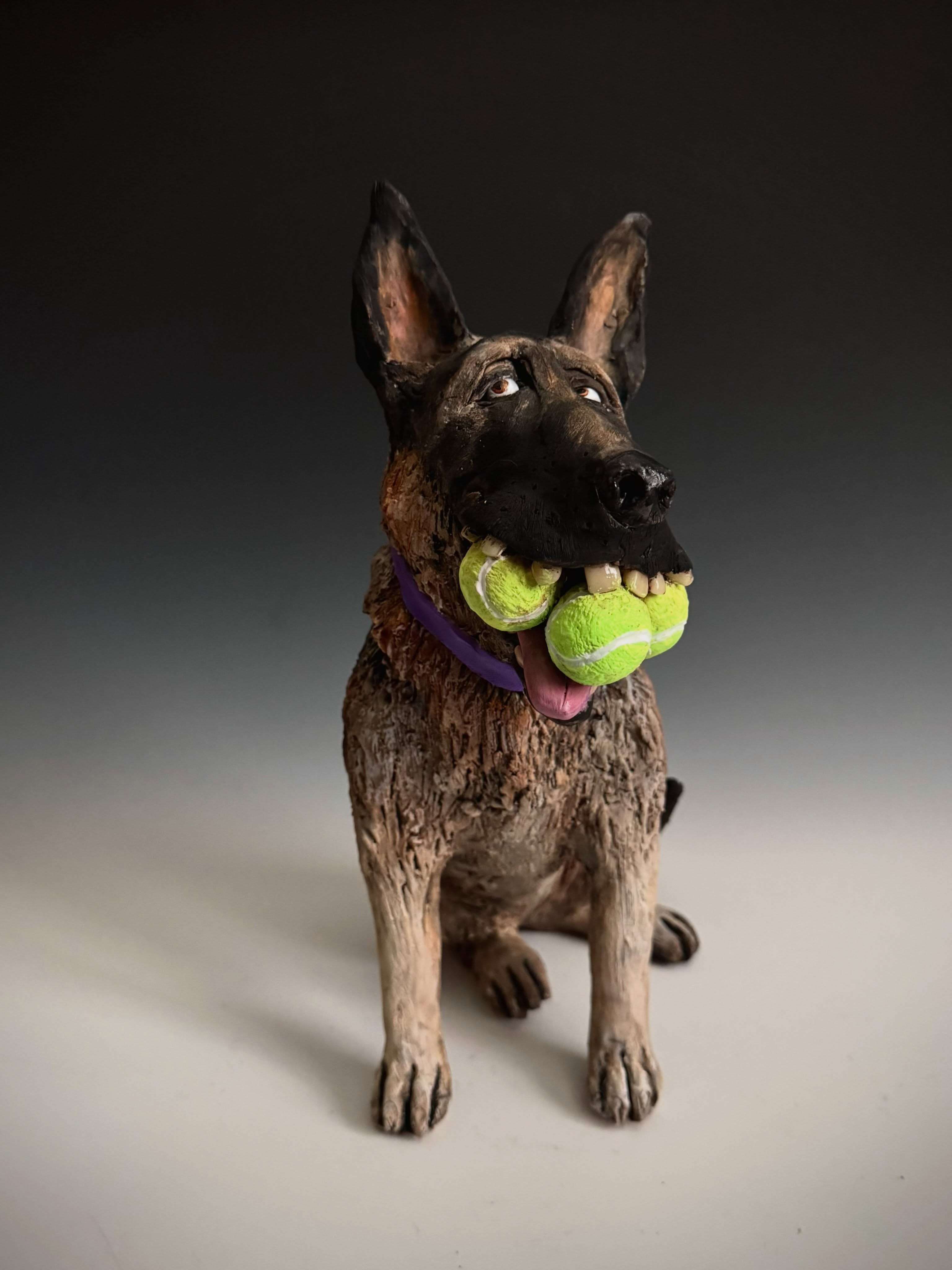 10 dogs headed to the @stlartfair starting this Friday!  #dogs #dogart #ceramics #stl #faces
