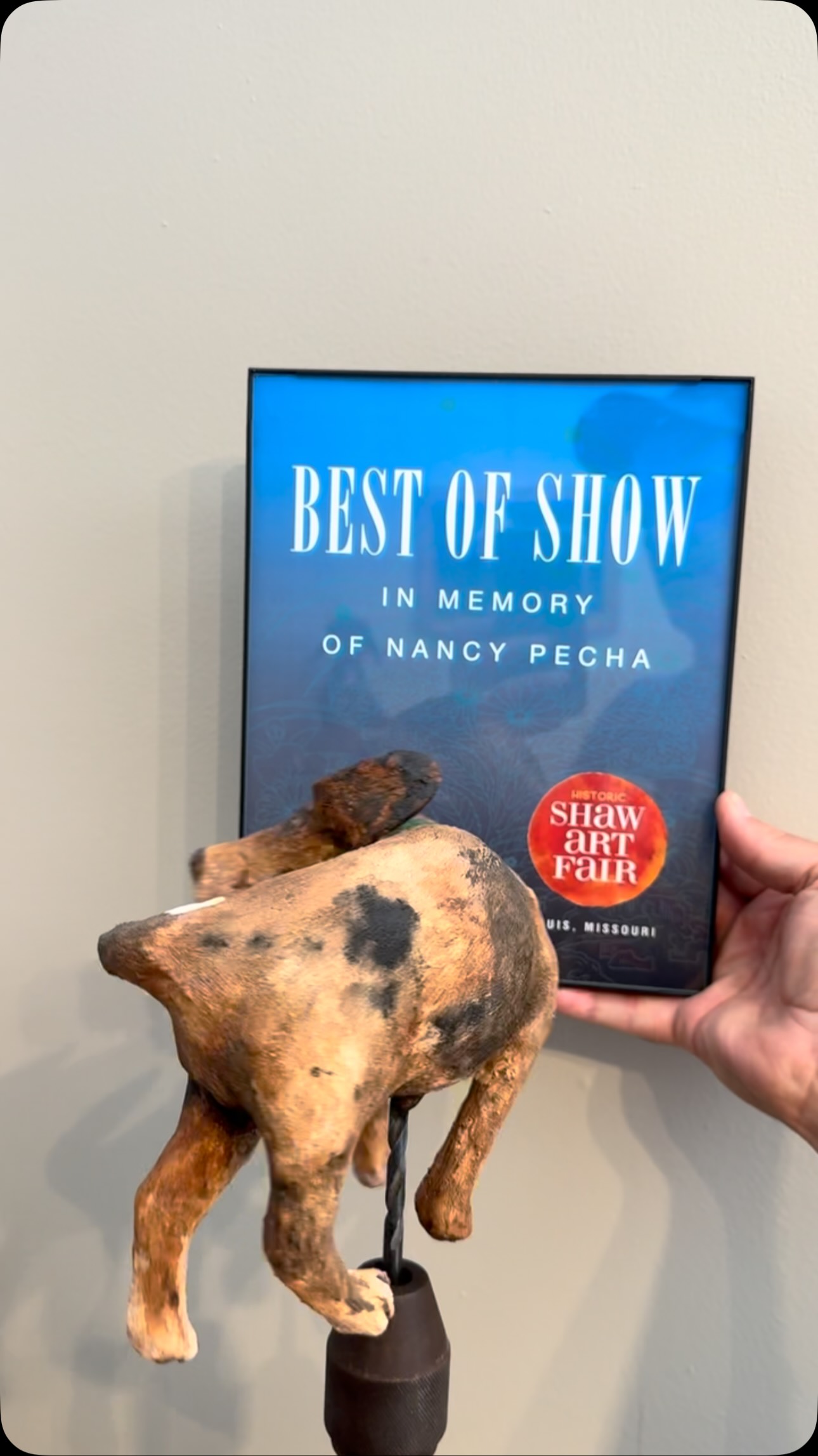 Thanks Historic Shaw Art Fair!  #stl  #dogs #sculpture #art #claydogs