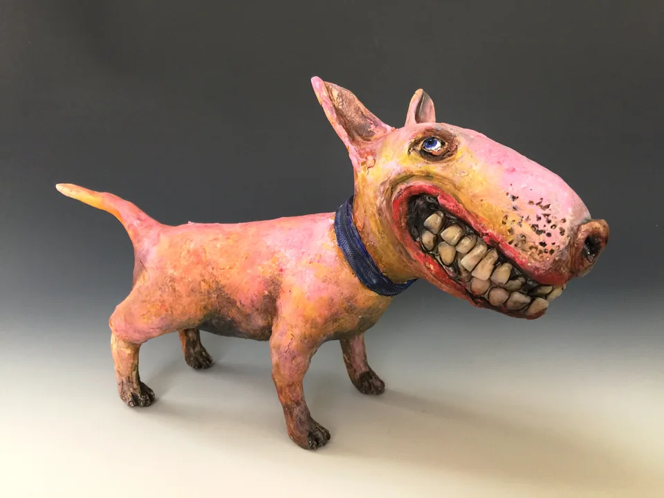 untitled — ceramic and mixed-media sculpture by Steve Jones