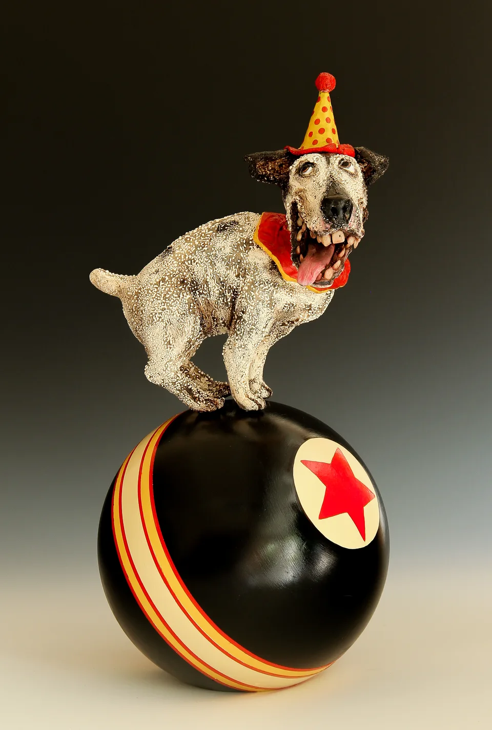 Jack — ceramic and mixed-media sculpture by Steve Jones