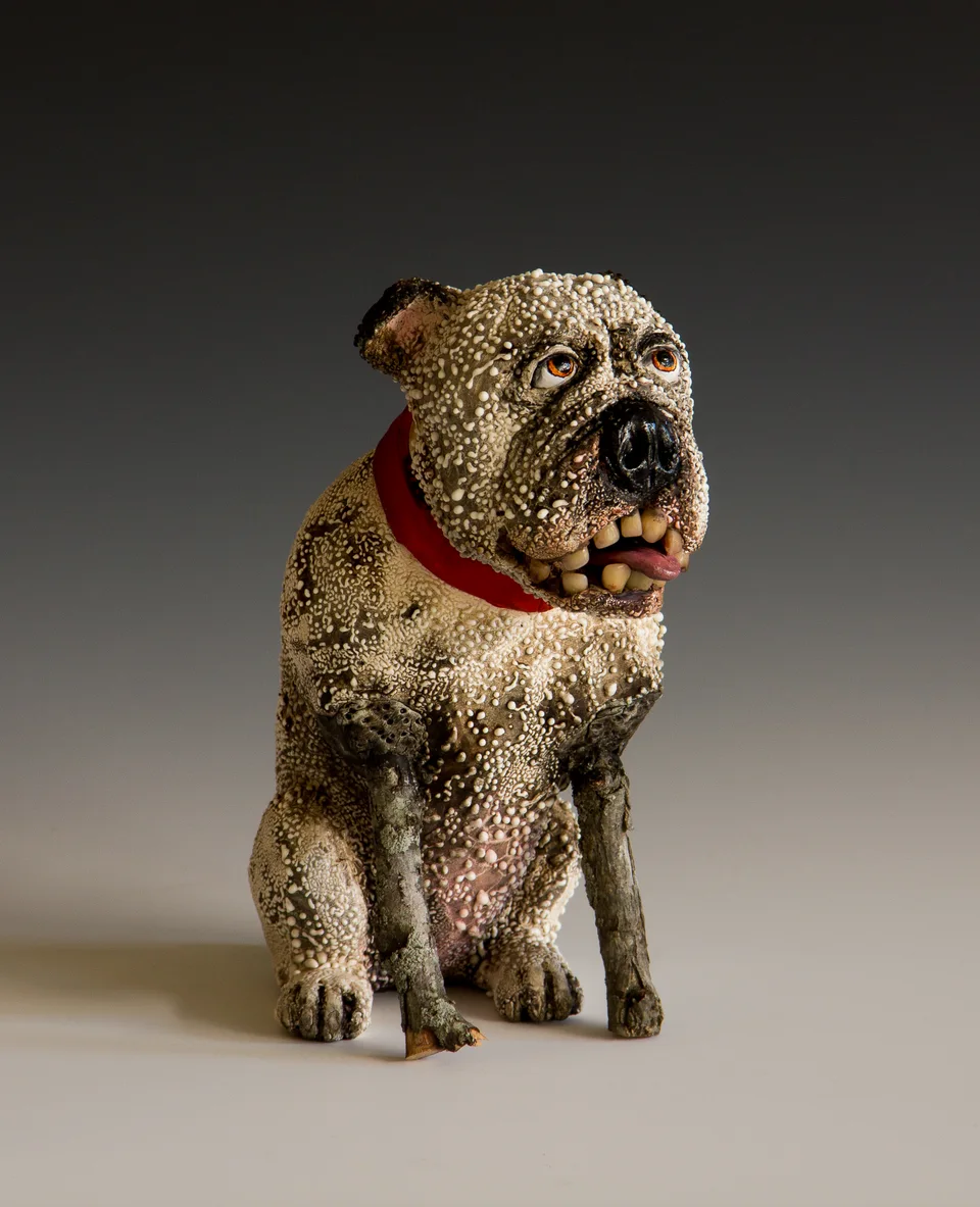 untitled — ceramic and mixed-media sculpture by Steve Jones