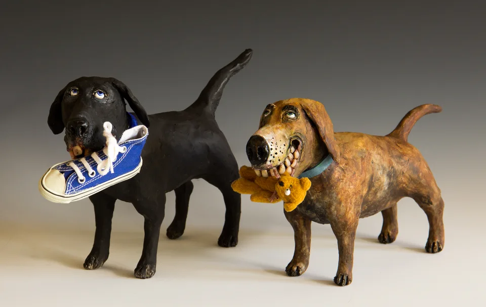 untitled each — ceramic and mixed-media sculpture by Steve Jones