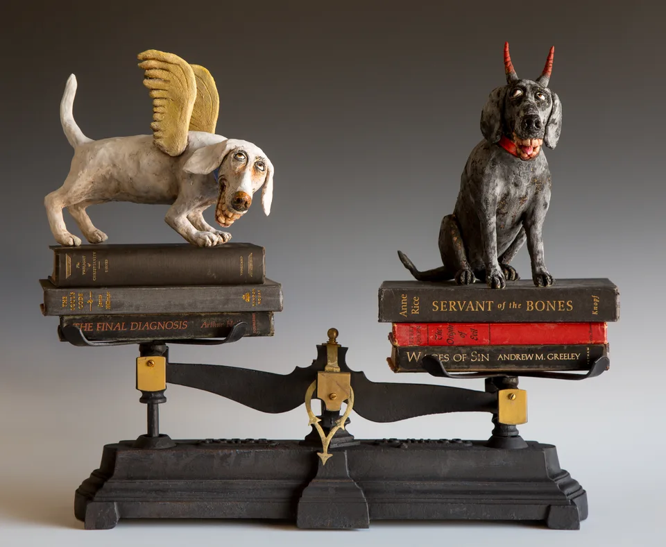 From the studio 042 — ceramic and mixed-media sculpture by Steve Jones