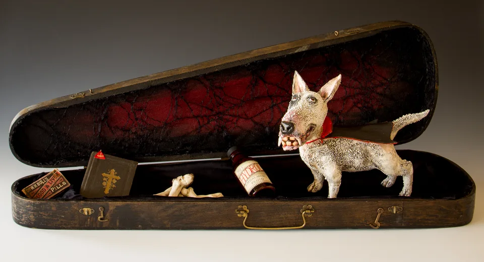 From the studio 082 — ceramic and mixed-media sculpture by Steve Jones