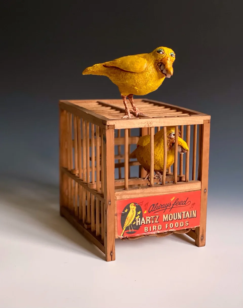 From the studio 025 — ceramic and mixed-media sculpture by Steve Jones