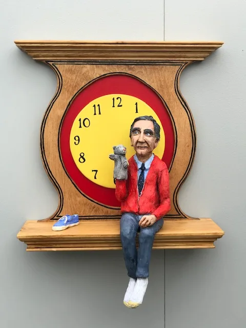 Fred — ceramic and mixed-media sculpture by Steve Jones
